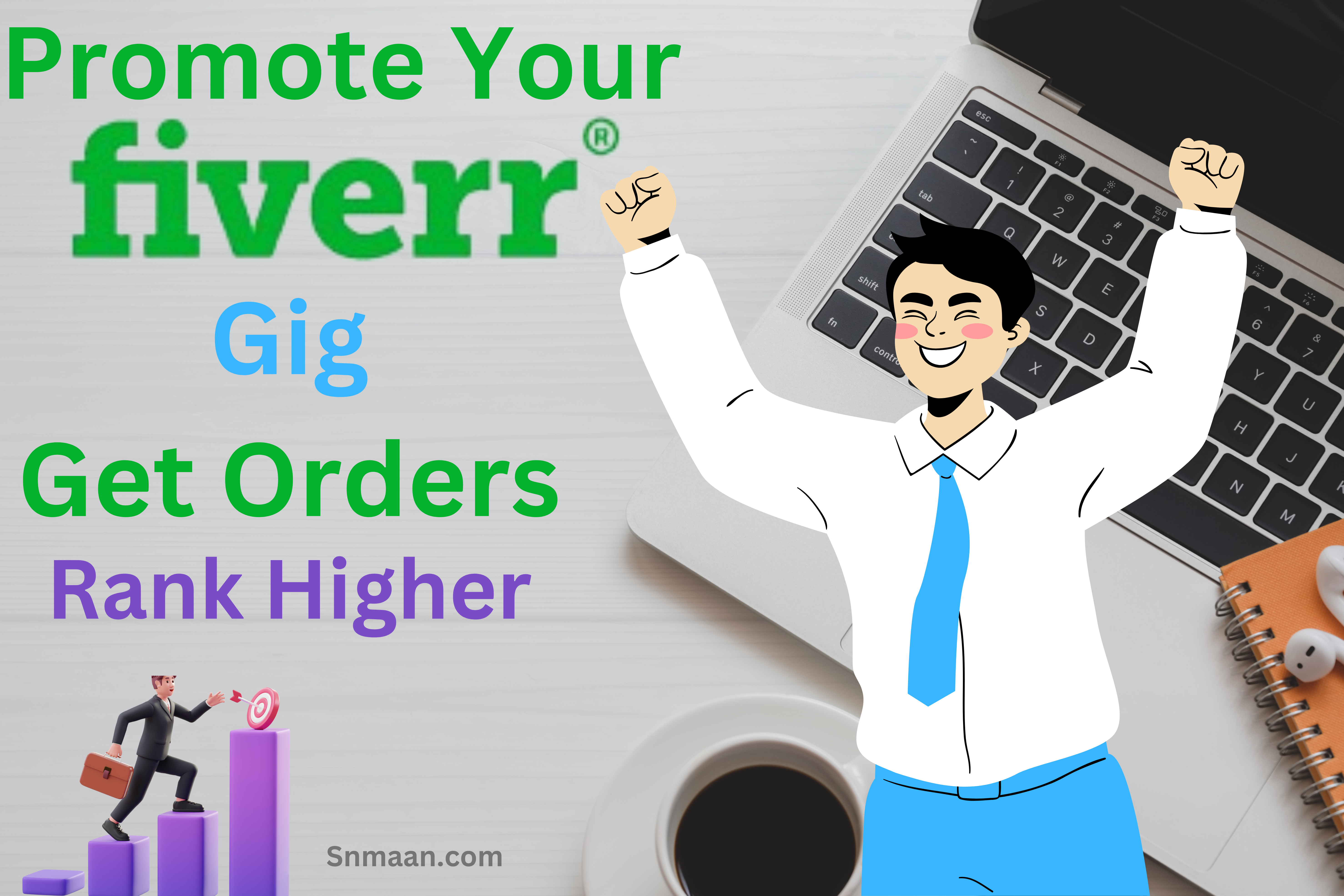 Promote Your Fiverr Gig, Rank Higher, and Get Instant Orders